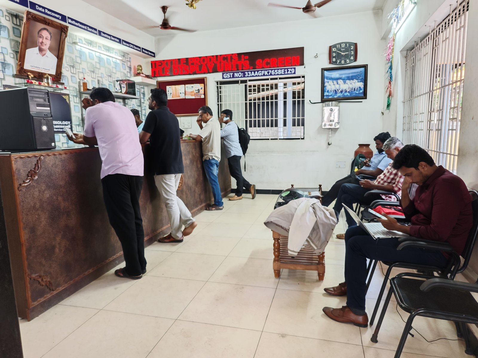 Hard drive data recovery for a textile manufacturer in Tiruppur